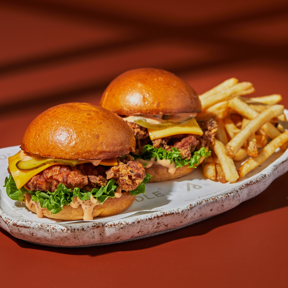 Classic Cheese Sliders (Beef_Chicken)